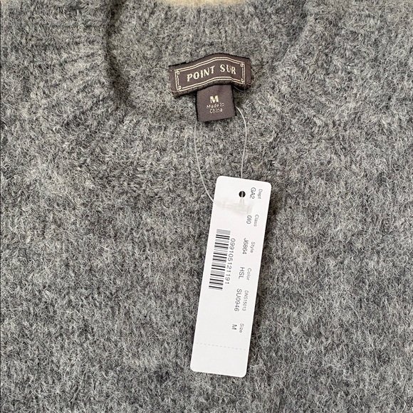 Point Sur for J. Crew Gray Sweater. NWT. Size medium. - Picture 2 of 7